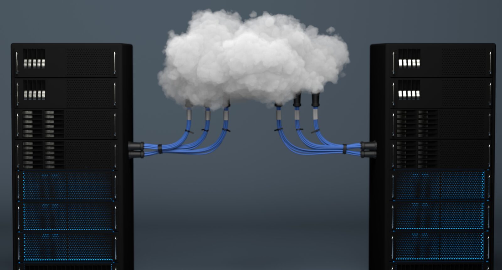 Networks connecting in a cloud